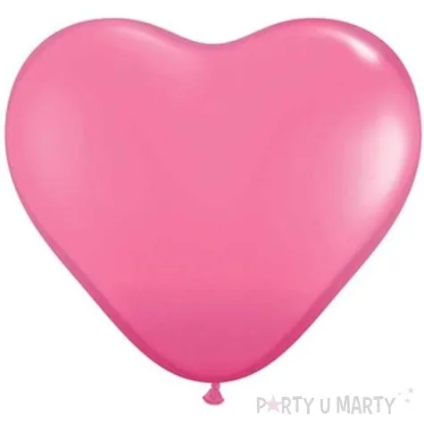 balony 36 serca qualatex pastel rozowe 2 szt