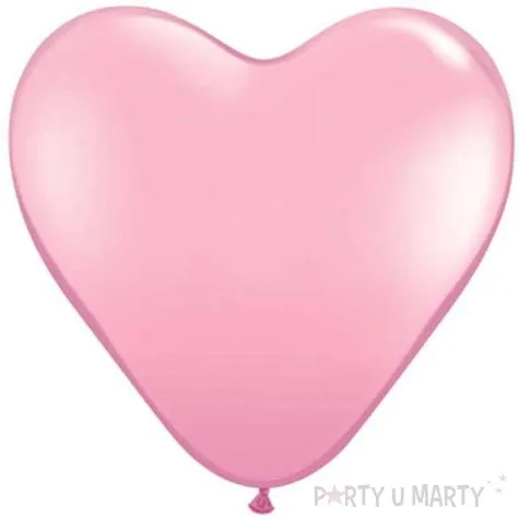 balony 36 serca qualatex pastel rozowe jasne 2 szt