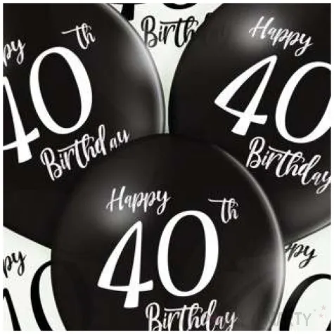 balony 40 urodziny mix belbal 12 6 szt