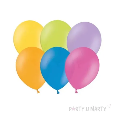 balony 5 pastel belbal mix 100 sztuk