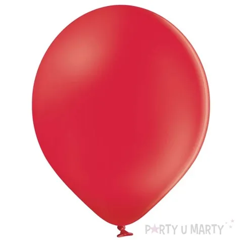 balony 5 pastel belbal red 100 szt