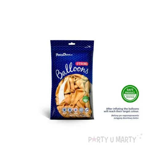 balony 5 pastel strong bright orange 100 szt