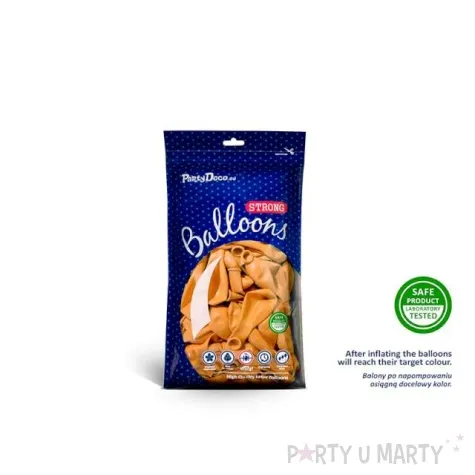 balony 5 pastel strong mandarin orange 100 szt