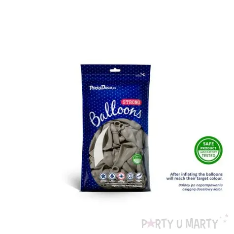 balony 5 pastel strong warm gray 100 szt