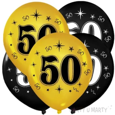 balony 50 metalik mix 12 dekoracjepolska 5 szt