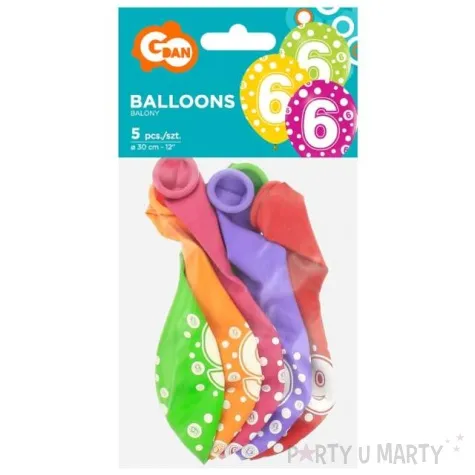 balony 6 lat mix godan 12 5 szt