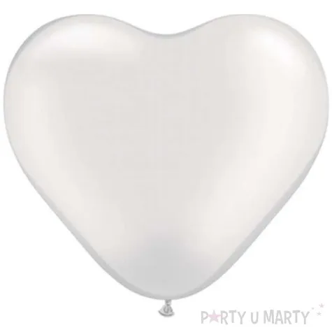 balony 6 serca qualatex metalik perlowe 100 szt