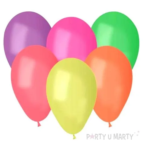 balony 8 fluor gemar mix 100 szt