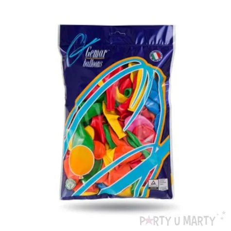 balony 8 pastel gemar mix 100 szt