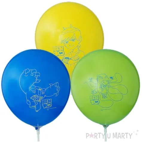 balony 9 ben 10 6 szt