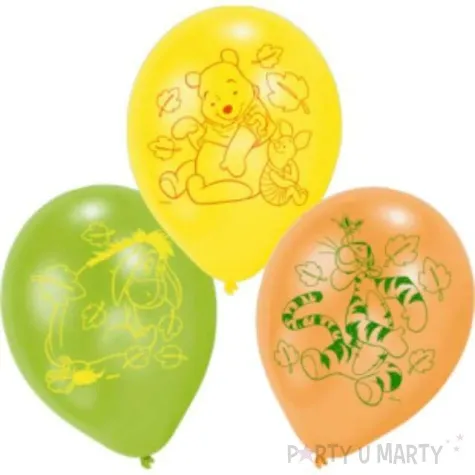 balony 9 kubus puchatek 6 szt