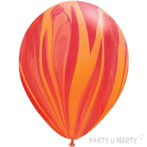 balony agat czerwony pastel qualatex 11 25 szt