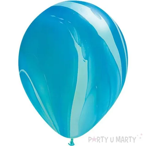 balony agat niebieski pastel qualatex 11 25 szt
