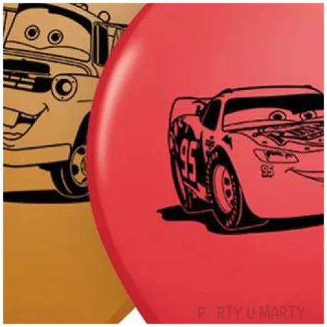 balony auta qualatex 5 100 szt