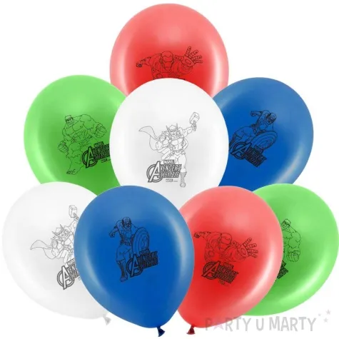 balony avengers infinity stones mix procos 11 8 szt