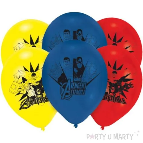 balony avengers pastel mix amscan 9 6 szt
