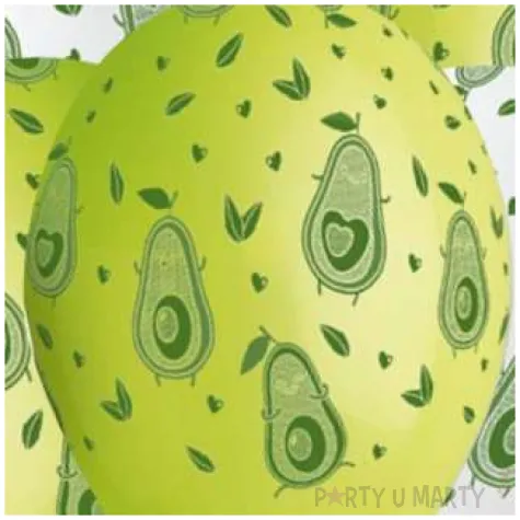 balony avocado bialo zielone gemar 13 5 szt
