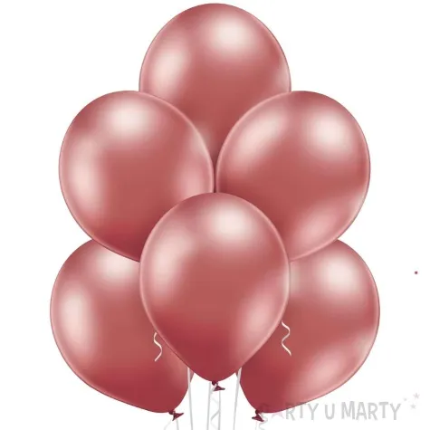 balony b105 glossy rozowe zloto belbal 12 50 szt
