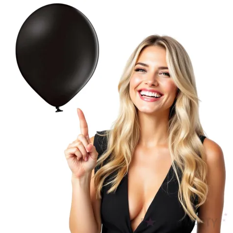 balony b105 pastel czarny belbal 12 100 szt