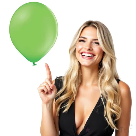 balony b105 pastel zielony limonkowy belbal 12 100 szt