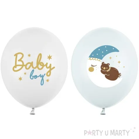 balony baby boy ksiezyc i mis strong balloons 12 50 szt