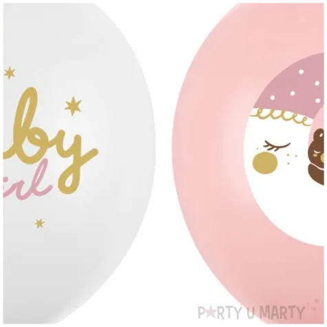 balony baby girl ksiezyc i mis strong balloons 12 50 szt