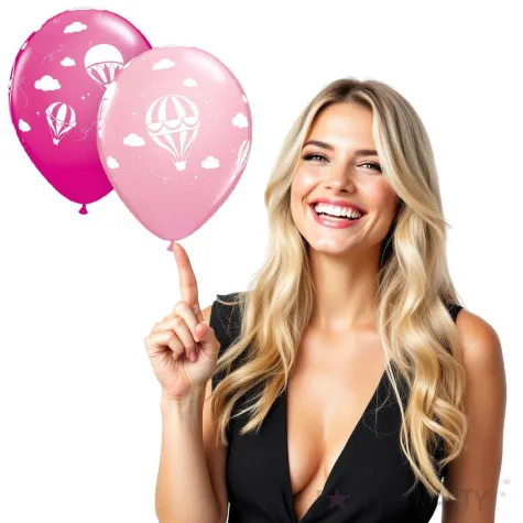 balony balony rozowe qualatex 11 25 szt