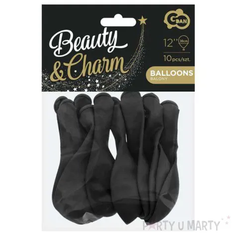 balony beauty and charm czarne godan 12 10 szt