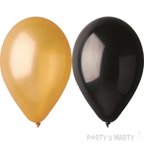 balony beauty and charm czarno zlote godan 12 5 szt