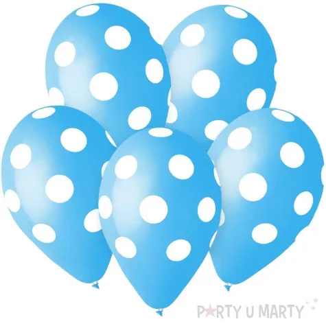 balony beauty and charm grochy niebieski godan 12 50 szt