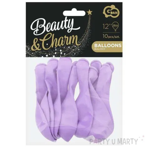 balony beauty and charm lawendowe godan 12 10 szt
