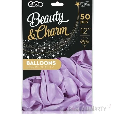 balony beauty and charm lawendowe godan 12 50 szt