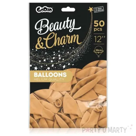balony beauty and charm makaronowe cieliste godan 12 50 szt