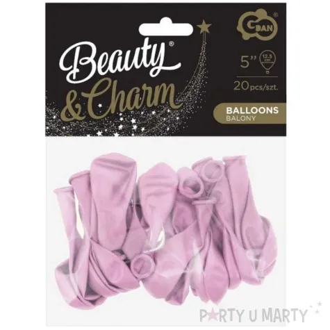 balony beauty and charm makaronowe liliowy godan 5 20 szt