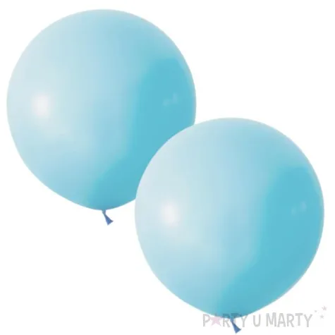balony beauty and charm makaronowe niebieski godan 24 2 szt