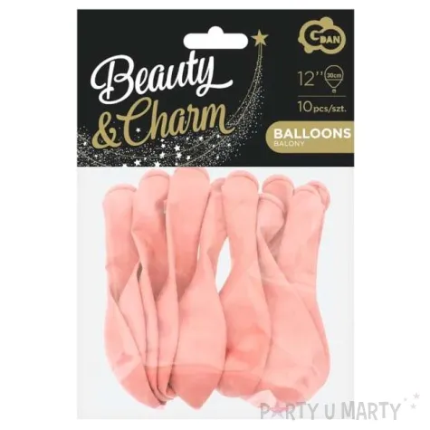balony beauty and charm makaronowe rozowe godan 12 10 szt