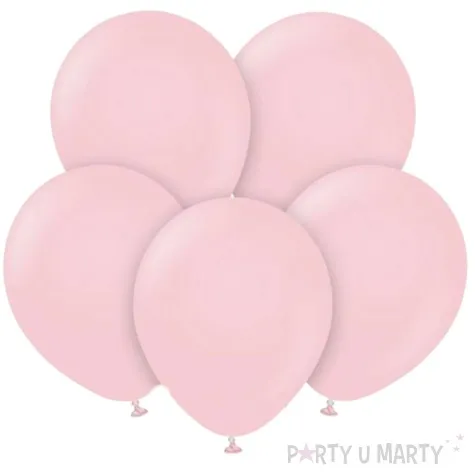 balony beauty and charm makaronowe rozowy blady godan 18 5 szt