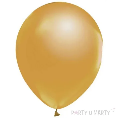 balony beauty and charm metalik zloty ciemny godan 12 10 szt