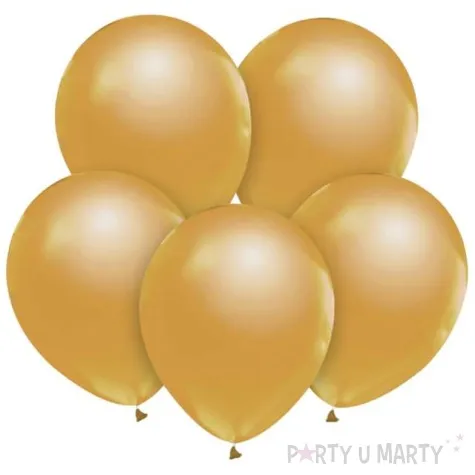 balony beauty and charm metalik zloty ciemny godan 12 10 szt