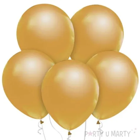 balony beauty and charm metalik zloty ciemny godan 12 50 szt
