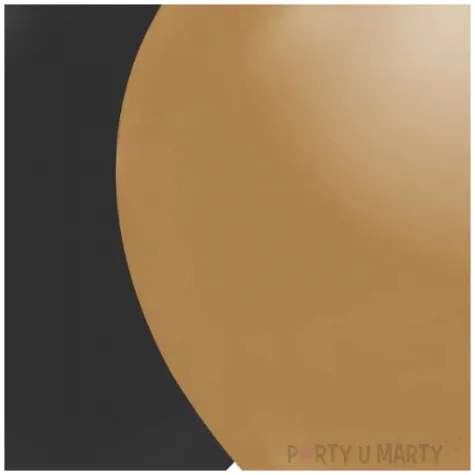 balony beauty and charm metalik zloty czarny godan 12 10 szt