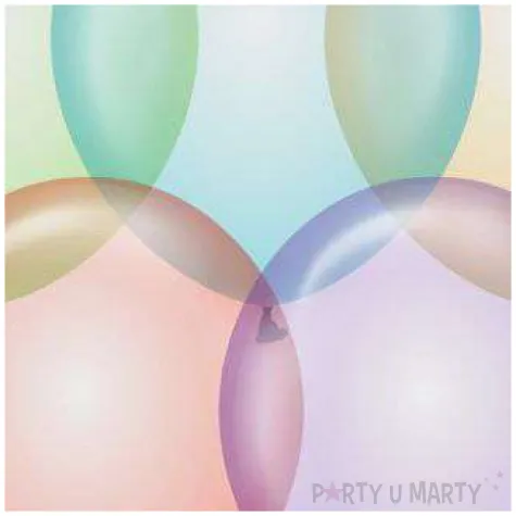 balony beauty and charm mix transparentny godan 12 10 szt