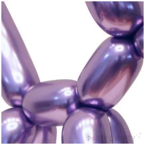 balony beauty and charm modeliny 260 fioletowy platynowy godan 50 szt