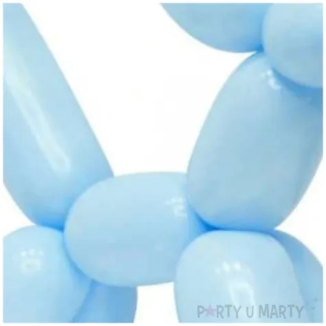 balony beauty and charm modeliny 260 niebieski pastel godan 50 szt