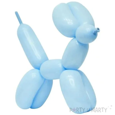 balony beauty and charm modeliny 260 niebieski pastel godan 50 szt