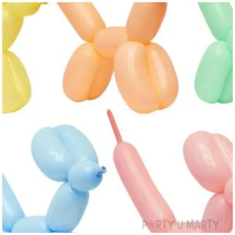 balony beauty and charm modeliny 260 pastel mix godan 50 szt