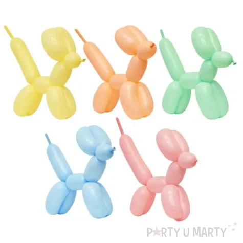 balony beauty and charm modeliny 260 pastel mix godan 50 szt