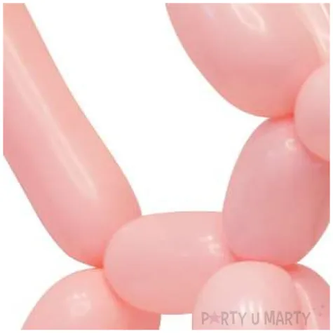 balony beauty and charm modeliny 260 rozowy pastel godan 50 szt