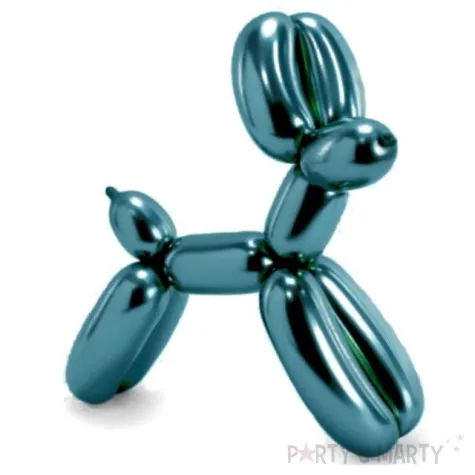 balony beauty and charm modeliny niebieski chromowany gemar 100 szt