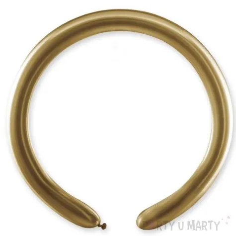 balony beauty and charm modeliny zloty chromowany gemar 100 szt